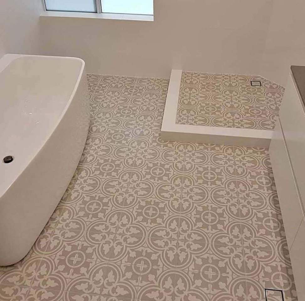 Repaired and regrouted bathroom tiling in Perth